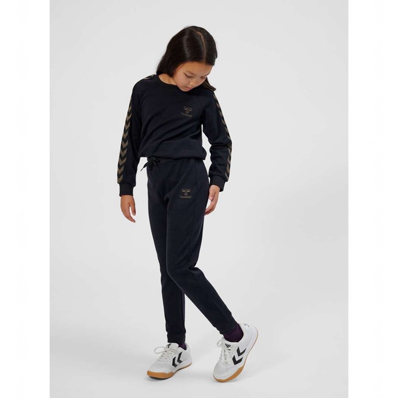 Hummel Wong Handbalschoenen Kinderen Zwart | 263563-726