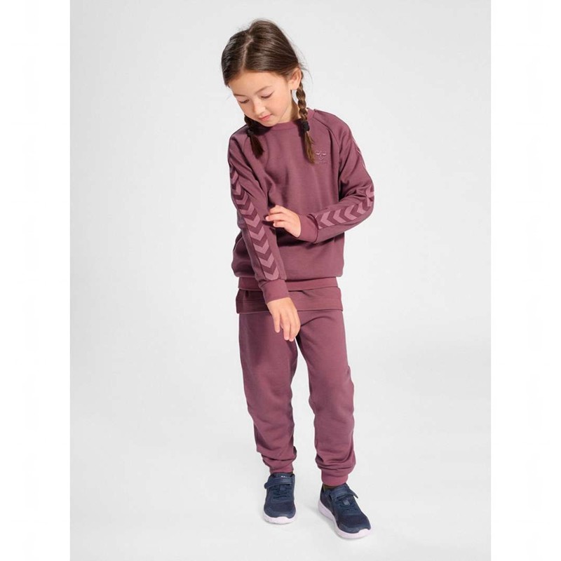 Hummel Wong Sweatshirts Kinderen Roze | 640474-818