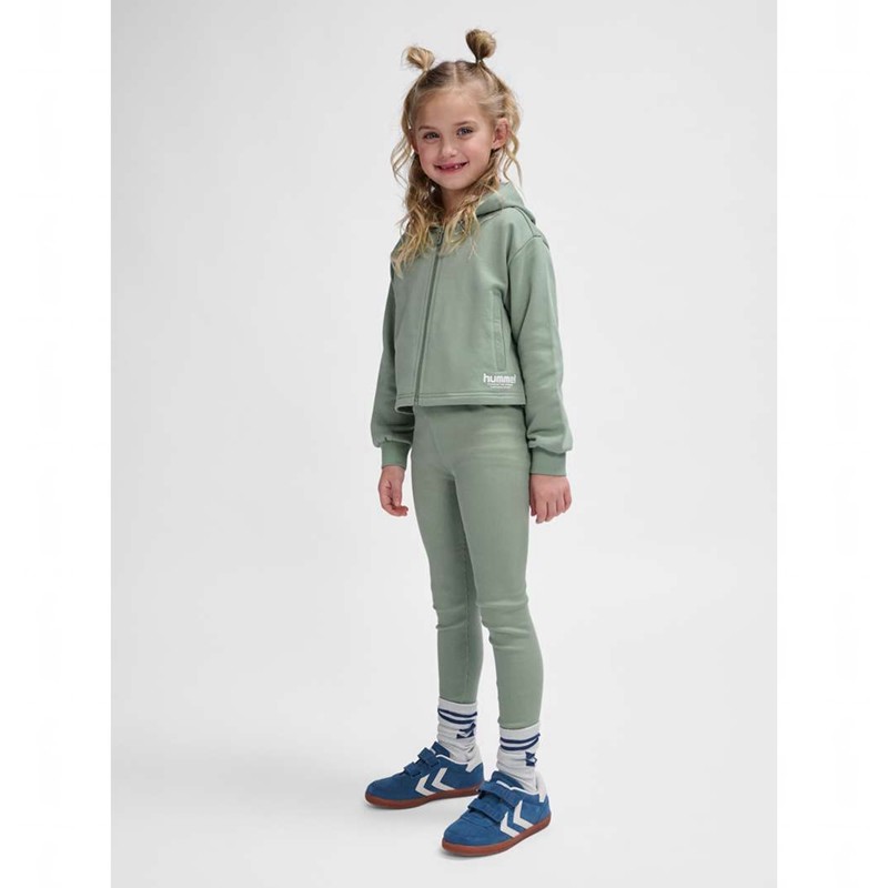 Hummel Zippi Zip Hoodie Kinderen Groen | 373352-078